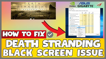 How to Fix Death Stranding Black Screen ISSUE | 2023 Easy Fix #updated