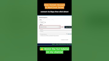 ✅ Sync Active Directory Users to NextCloud via LDAPS