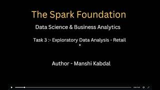 Task 3| GRIP SEPTEMBER 2022| Exploratory Data Analysis- Retail| Manshi Kabdal| #gripseptember22
