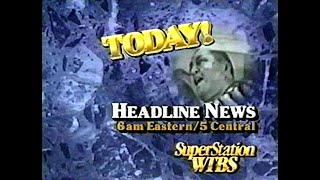 WTBS, Headline News Promo, Three Stooges, 1986