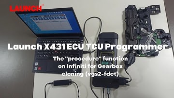 Launch X431 ECU TCU Programmer | to operate The "Procedure" Function on Infiniti