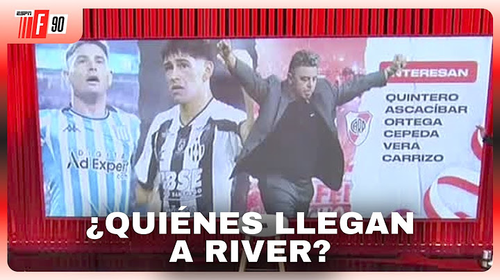 LISTA DE NOMBRES EN RIVER: ¿QUÉ REFUERZOS QUIERE GALLARDO PARA EL MILLONARIO? #ESPNF90