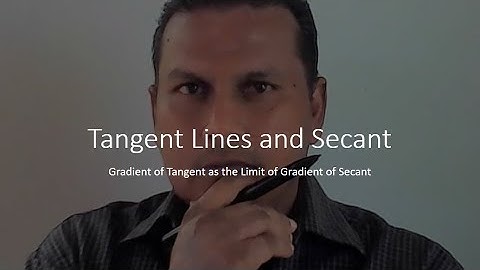 Tangents and Secants