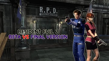 Beta VS Final Version - Resident Evil 2