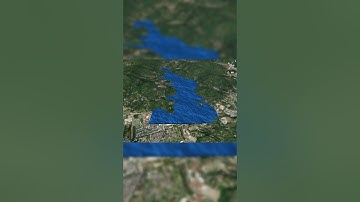 GIS flood analysis | Flooding simulation #3d #gis #floods