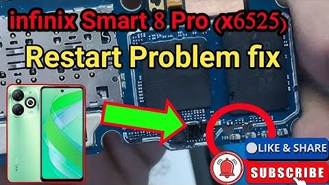 Infinix smart 8 auto restart problem  fix Episode#1
