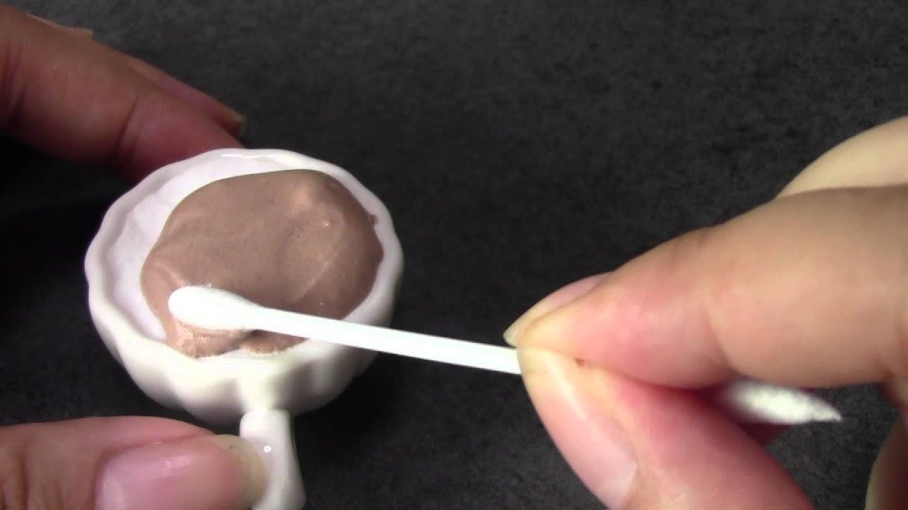 Sweets Deco: Cafe au Lait Tutorial☆スイーツデコ カフェオレ作り方