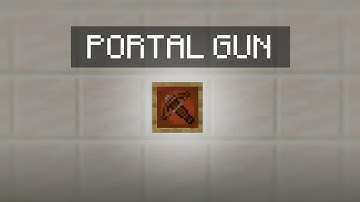 portal gun in minecraft bedrock edition