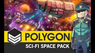 POLYGON Sci-Fi Space Pack - (Trailer)  3D Low Poly Art for Games by #SyntyStudios