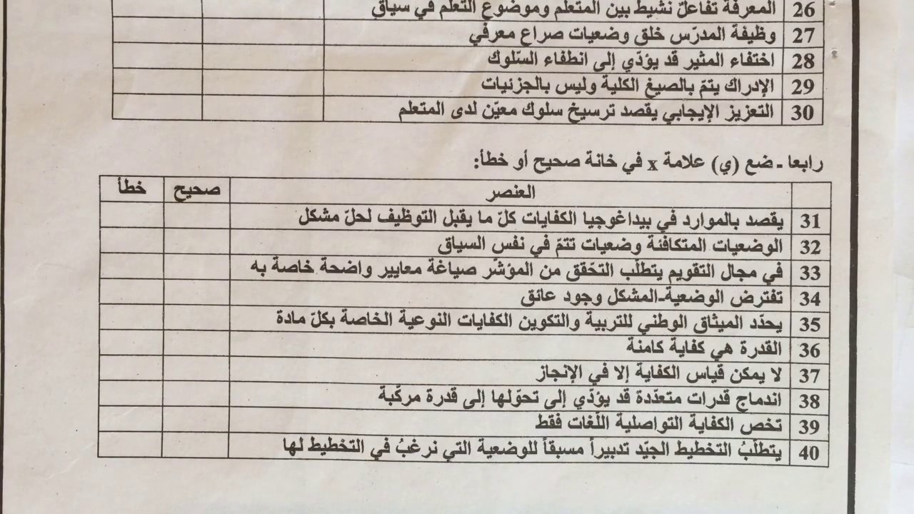 تصحيح امتحان تعاقد الاساتذة موسم 2019 - مستجدات التربية والتكوين للتعليم الثانوي الاعدادي و التاهيلي