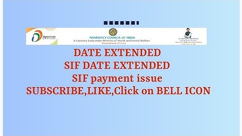 #pci #pharmacy #Date extended for Sif 2024-2025#pci #pharmacy #pharmacynews