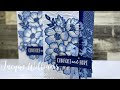Meet Misty Moonlight with Blossoms in Bloom Sympathy Card - working with Detailed Dies