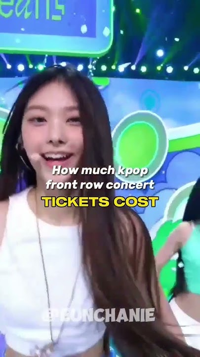 How much kpop front row concert tickets cost #idols #koreanidols #viral - How Much Are Front Row Concert Tickets