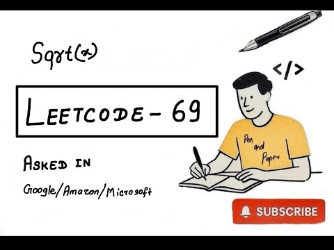 LeetCode 69 Sqrt(x)