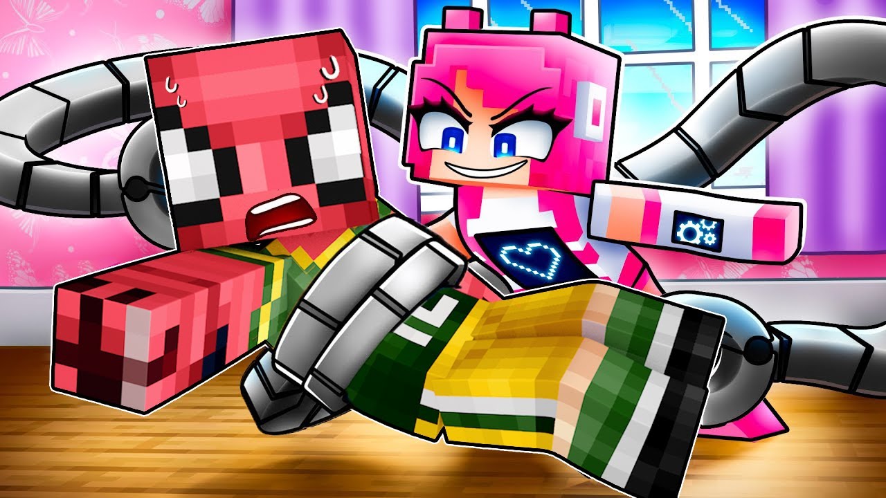 KAHRAMANLAR OKULUNDA HAYRAN KIZ DOKTOR OCTUPUS KIZI😘Minecraft