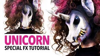 Unicorn special fx makeup tutorial (the evil one)