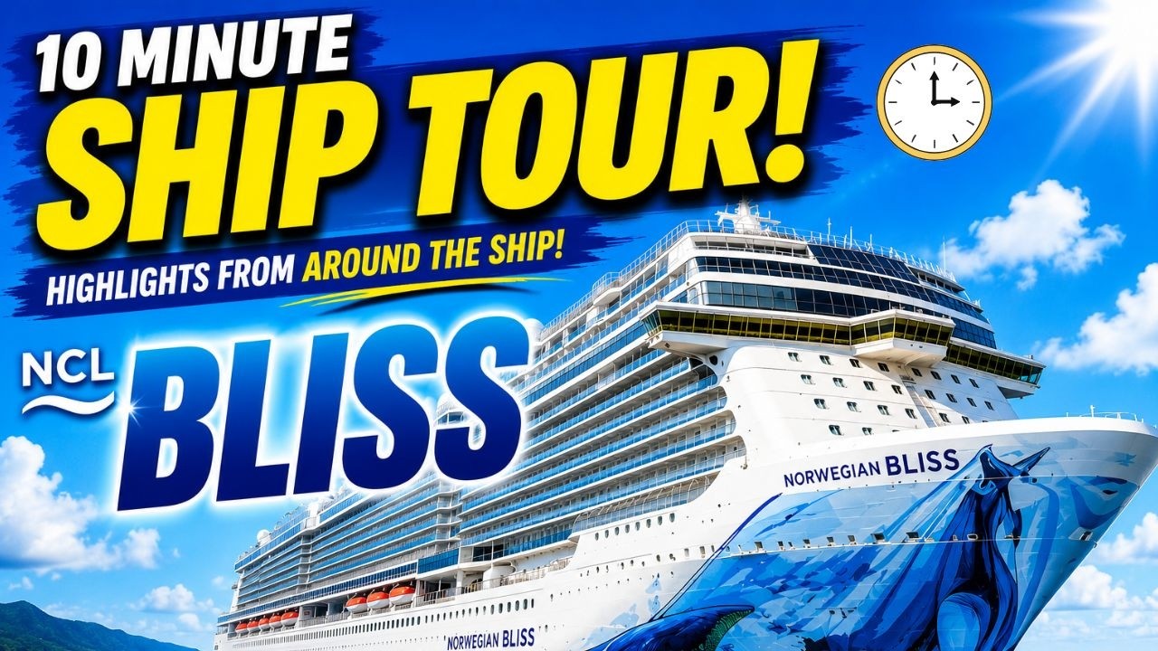 NCL Bliss: 10-Minute Tour! Come see the best of the NCL Bliss with this quick, fun tour 🚢