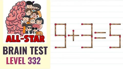 Brain Test All Star Level 332 | Make the equation correct | Walkthrough