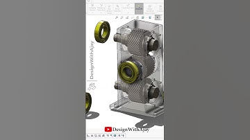 Crossed Helical Gears Coming Soon    #designwithajay #shorts   @DesignWithAjay