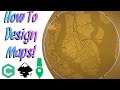 How to design and make maps on your CNC router Carbide Create Turorial