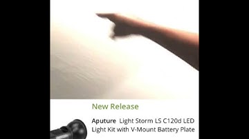 BTS of the IKAN CV600 Spectrometer and Aputure COB 120D