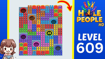 Hole People Level 609 Solution Walkthrough