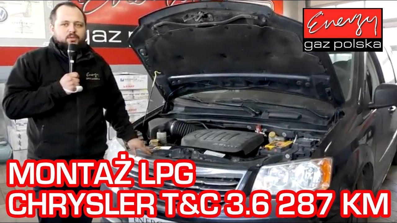 Montaż Lpg Chrysler Town&Country 3.6 287Km 2013R W Energy Gaz Polska Na Auto Gaz Brc Sq P&D - Youtube