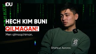 Hech kim buni qilmagan! | Talabamiz bilan suhbat.