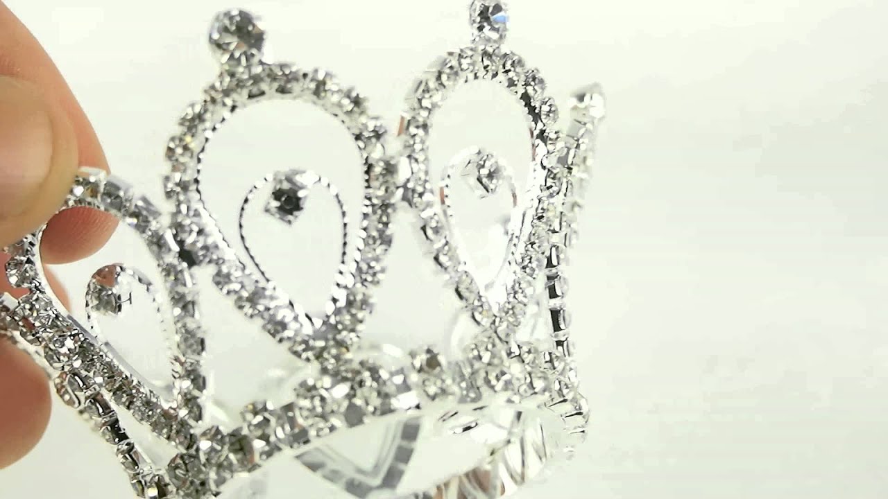 Royal Crown Tiara King  Queen  Diamond Jewelry Cake  Topper  