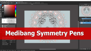 Medibang Paint Symmetry Pen Tutorial : Cloud Brushes
