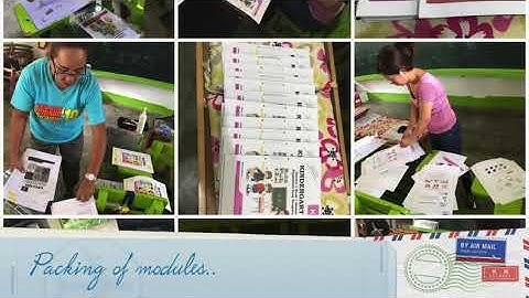 Packing and Distribution of Learning Modules (Dry Run)