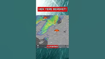 ⚠️ Yarına dikkat edin! Yağış hattı, ülkemize doğru ilerliyor.