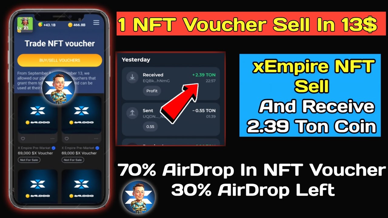 Nft Voucher Example xEmpire NFT Voucher Sell In 13$ |xEmpire AirDrop Claim Now | How To ...