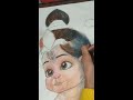 Bal Hanuman ji drawing with Soft Pastel colour #shorts #youtubeshorts #balhanuman #hanuman