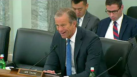 Thune Presses Agencies to Cut Bureaucratic Red Tap...