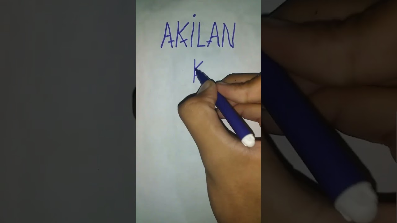 AKILAN Name logo design 