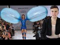 Reacting to Weird Fashion Shows (are balloon clothes really stupid or a fashion moment?)
