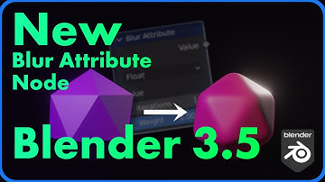 How to use the NEW Blur Attribute Node Geometry Nodes Blender 3.5
