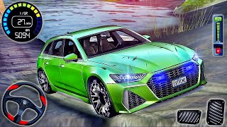 Extreme Car Driving Simulator - New 2022: Offroad Audi RS6 Avant Drive - Android GamePlay #3 screenshot 3