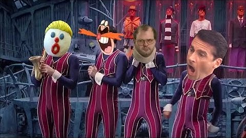 We Are Number One but each "One" is replaced with a clip of someone saying "No" played in reverse