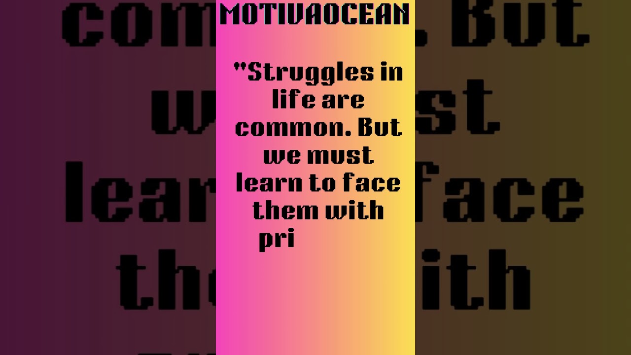 "Turn Struggles into Strength! Face Life with Pride 💪✨ 