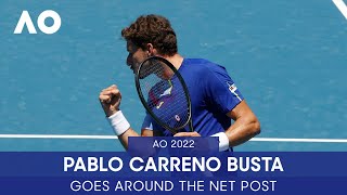 Carreno Busta Goes Around The Net Post Australian Open 2022