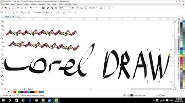 Tự học Corel - 14/40 Công cụ vẽ nét nghệ thuật (Artistic Media Tool)