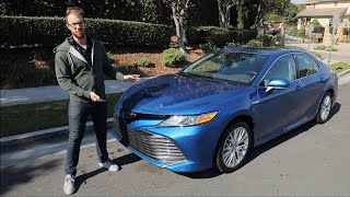 2020 Toyota Camry Hybrid Test Drive Video Review