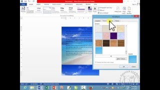 word background ms menu