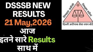 #DSSSB NEW RESULTS & NOTICES 2026 #PGT,TGT,NON-TEACHING RESULTS UPDATES #REVISED NEW SALARY