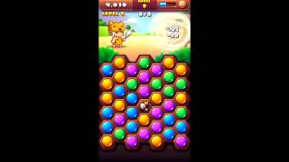 Caveman Story (by Ezjoy) - free offline match 3 puzzle game for Android and iOS - gameplay. screenshot 1