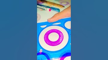 Perfect Spirograph Design! Must Watch!#art#diy#relax#wow