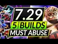 Top 5 MOST BROKEN Builds in 7.29 - NEW Hero Builds to ABUSE NOW - Dota 2 Guide