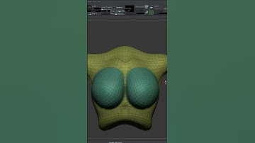 How to sculpt a Upper Torso in Zbrush #shorts #zbrush #timelapse #art #body #anatomy #3d #sculpting